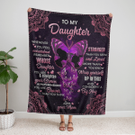 ToMyDaughter-FromMom-Butterfly-PremiumBlanket1